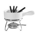 Aparelho Fondue Dynasty 7 Peças Em Cerâmica Cor Branca-27972