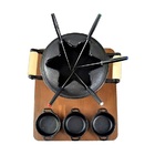 Aparelho Fondue Ferro A Álcool Completo Aparador E Molheiras