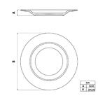 Aparelho Jantar Tramontina Abstratta Porcelana Decorada 30 Pe