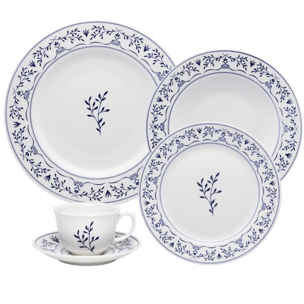 Aparelho Jogo Jantar 2 Pessoas 10 Pçs Flamingo Ming Oxford