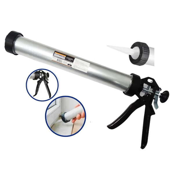 Aplicador de Silicone com Tubo Extra Longo Starfer 15 Polegad