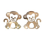 Aplique De Espelho Decorativo Acrílico Macaquinho 49x23 38206