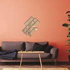 Aplique De Espelho Decorativo Acrílico Mandala 60x68cm 38200