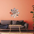 Aplique De Espelho Decorativo Acrílico Mandala 70x70cm 38197