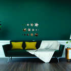 Aplique De Espelho Decorativo Estrelinhas 68x79cm 15 Pçs 141