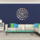 Aplique De Espelho Decorativo Mandala 65x65cm 41 Pçs 38132 Pr