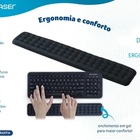 Apoio De Pulso Dot Para Teclado Preto Multilaser Ac366
