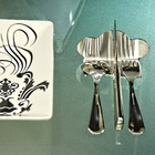 Apoio De Talheres De Mesa - Chápeu Do Chef - Inox