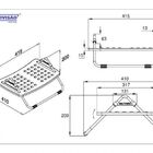 Apoio Para Pés Preto