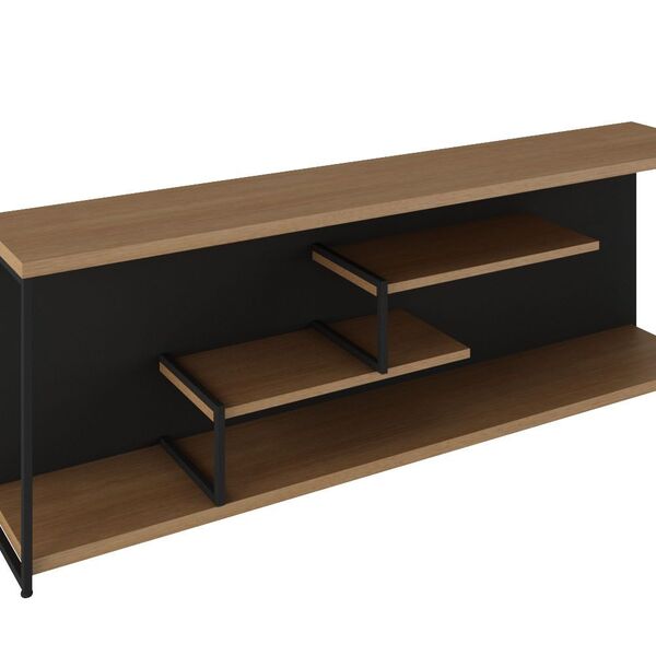 Apoio Sofá Levone 1 60  - Natural / Preto