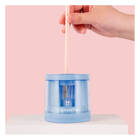 Apontador Elétrico Pilha Automático Escolar Com Depósito - Az