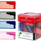 Apontador Escolar Faber-castell Neon Com Depósito Caixa Com 2