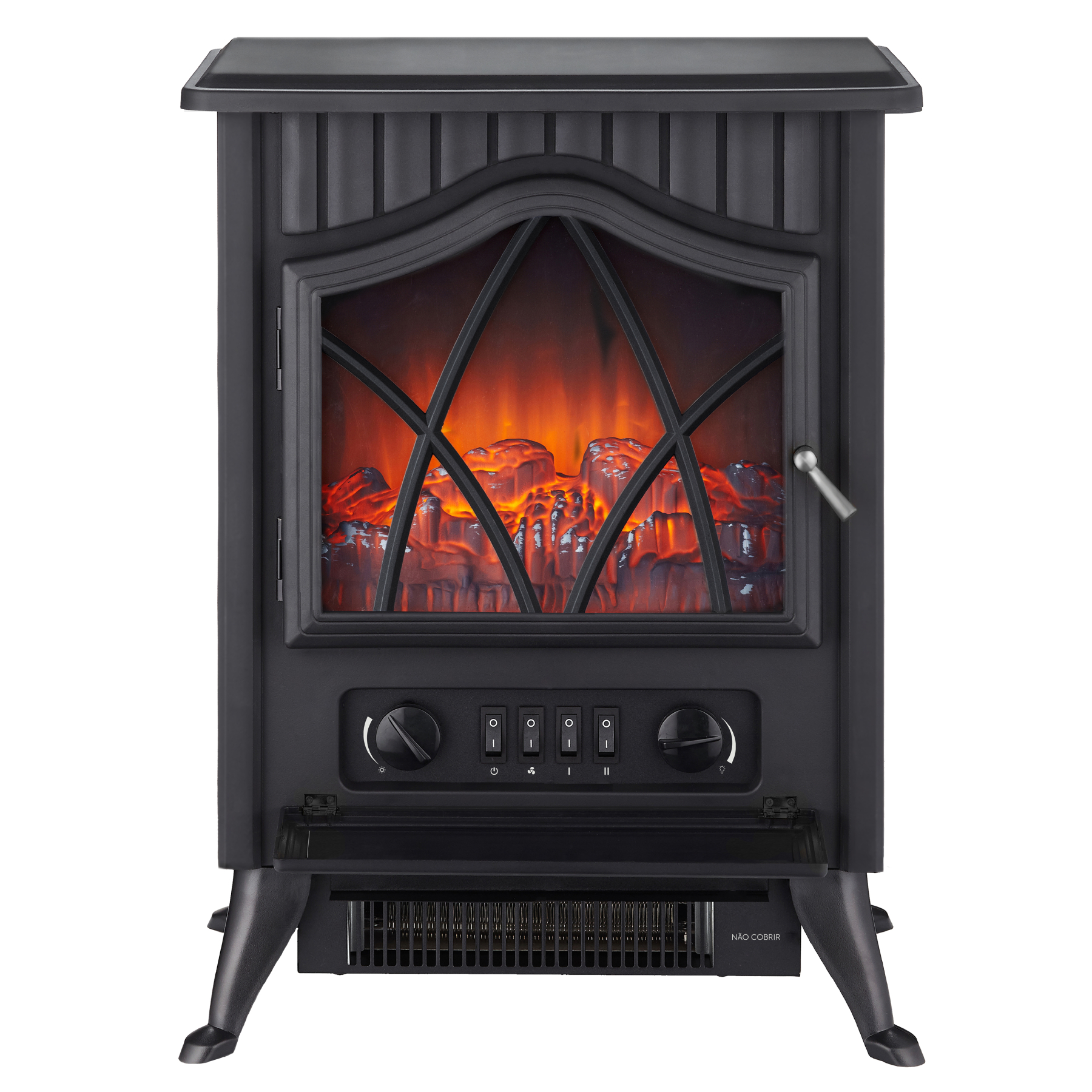 Aquecedor Lareira 1850W Preto 220V Retrô Cadence | Leroy Merlin