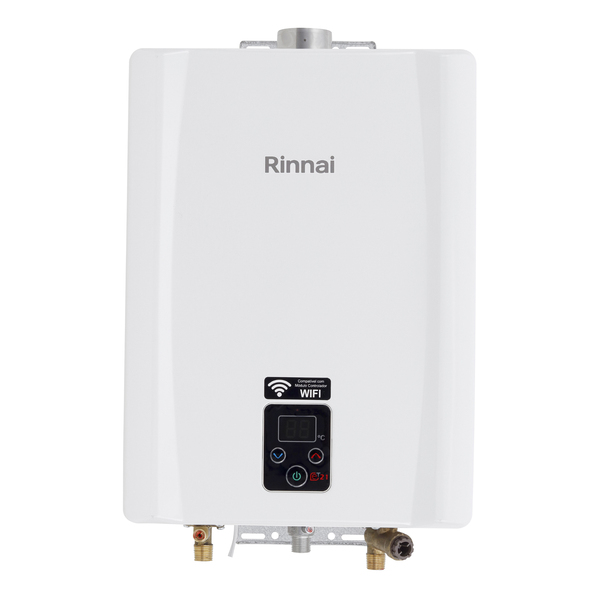 Aquecedor de Água a Gás 21L/min GLP Branco Digital REUE211 FEH Bivolt Rinnai