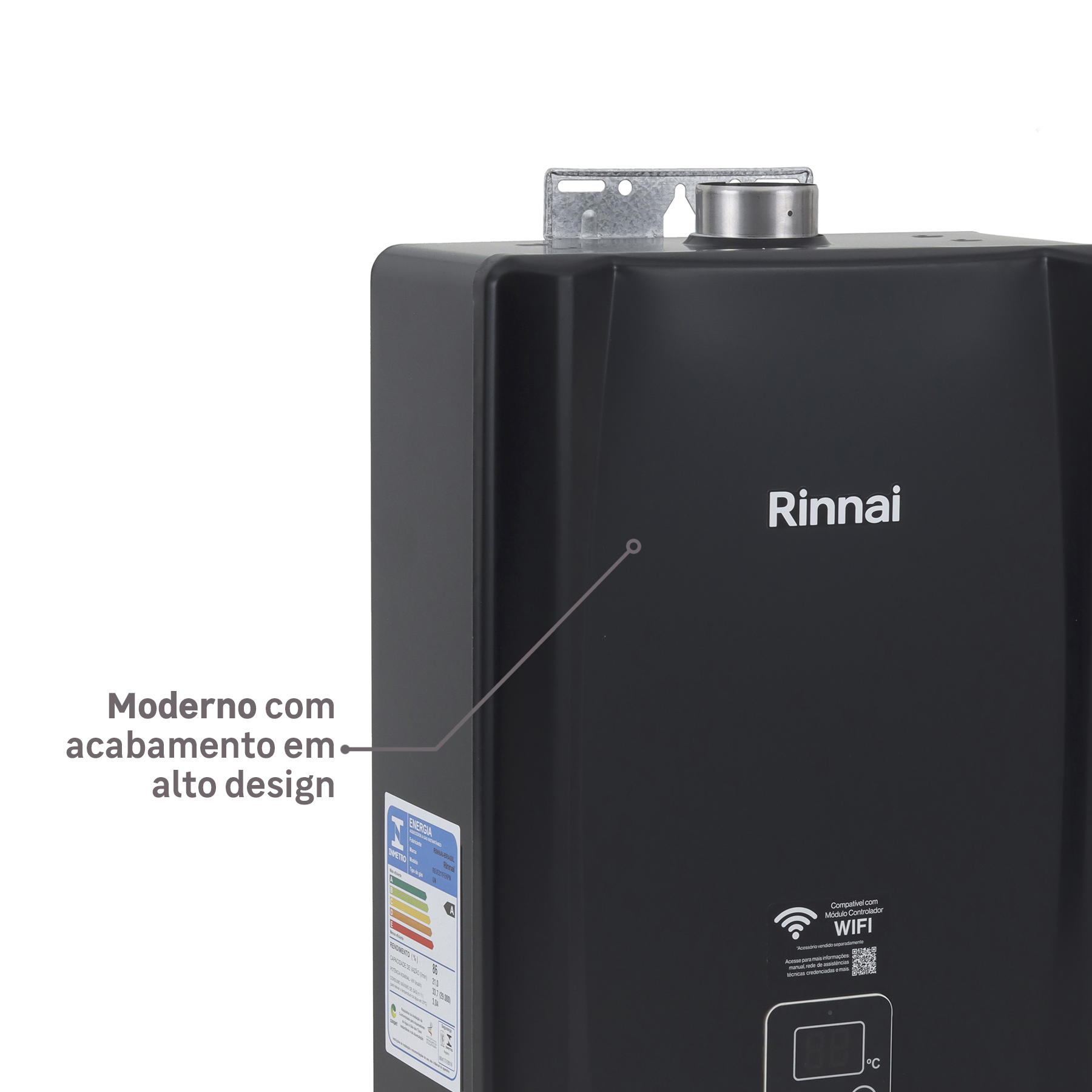 K195　Rinnai　2023年製 Aquecedor Rinnai 15 litros - Eletroportáteis Para Cozinha e