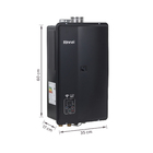 Aquecedor de Água a Gás 32,5L/min GN Preto Digital Wi-Fi E33 Bivolt Rinnai