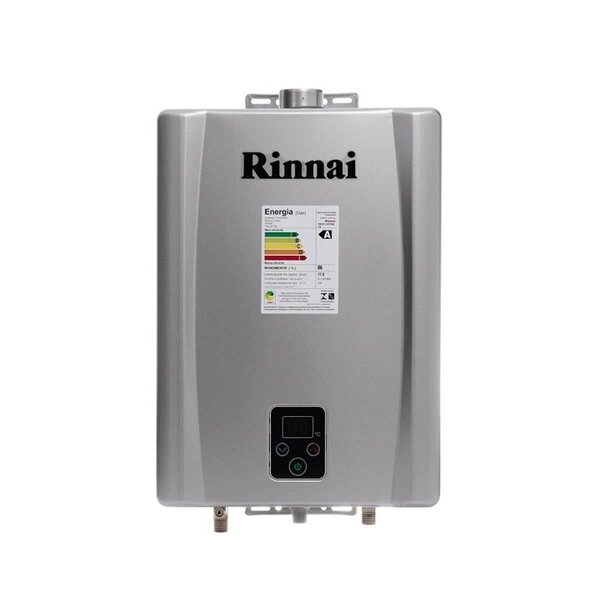Aquecedor A Gás Glp Rinnai Reu E17 Prata+kit De Instalação | Leroy