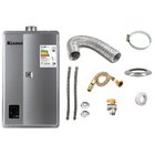 Aquecedor A Gás Gn Rinnai Reu E33 Prata+kit De Instalação
