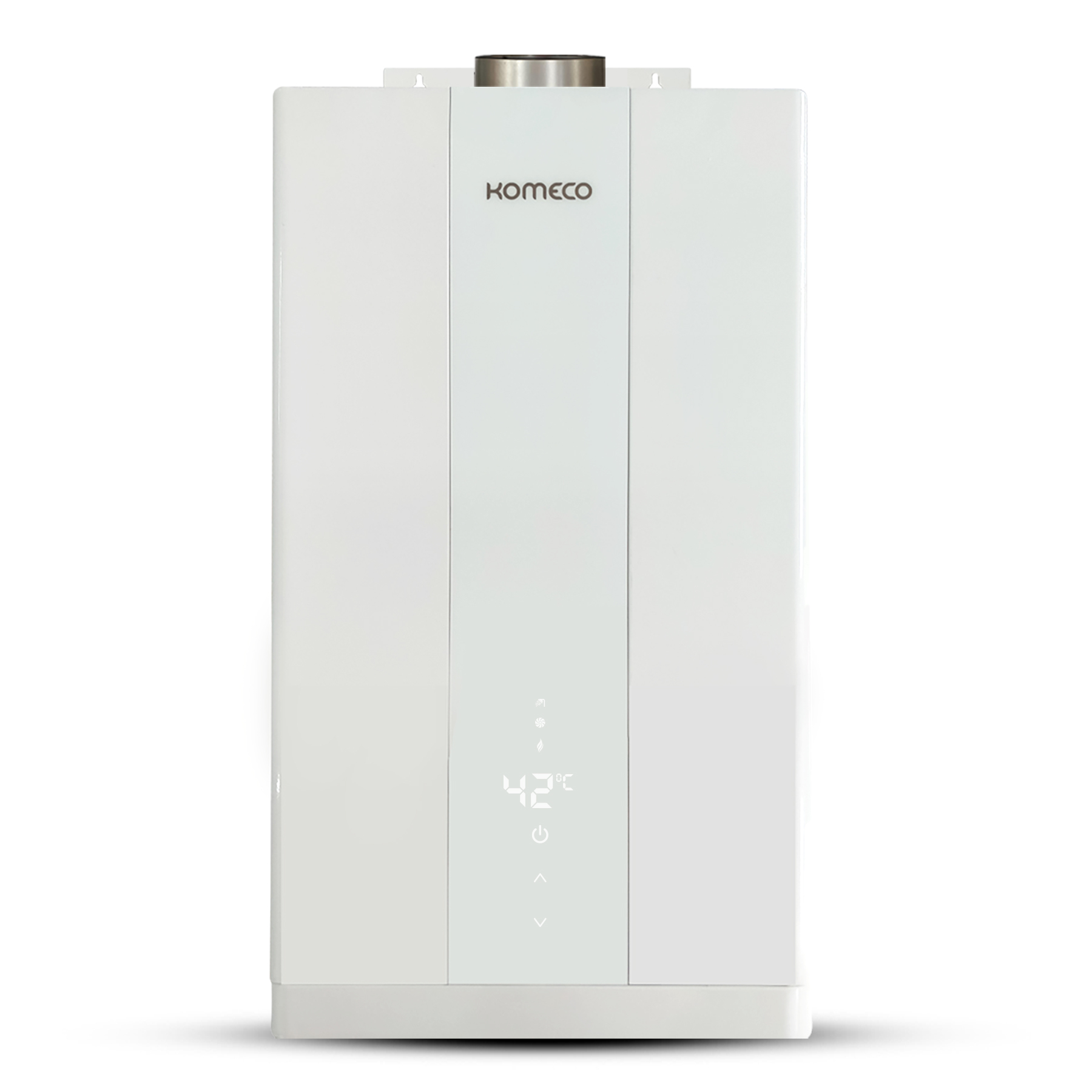 Aquecedor a Gás Komeco 26L/min Gás GLP Branco Controle de Comando