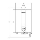Aquecedor a Gás Lorenzetti 25L/min GN Display Digital Inox LZ 2500DE-I GN