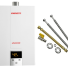 Aquecedor Água A Gás Lz2000de Glp Lorenzetti+ Kit Instalação