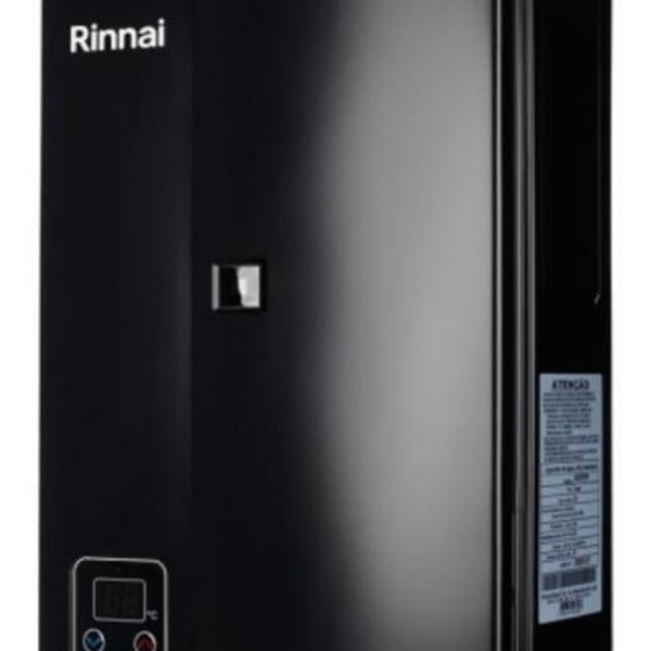 Aquecedor Água A Gás Rinnai Reu E33 Feh 33 Litros Preto Gás:gn