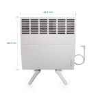 Aquecedor Convector Elétrico Atlantic - 1000w - C/pés