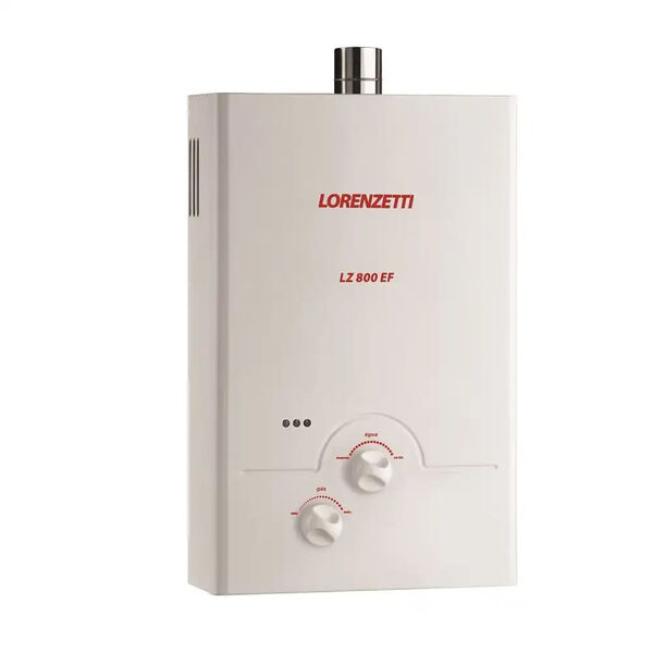 Aquecedor De Água A Gás  Lorenzetti 800ef-b Gn - Bivolt Aquec