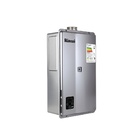 Aquecedor De Agua A Gás Eletrônico 27l E27 Rinnai Glp Prata