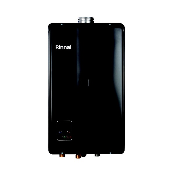 Aquecedor De Agua A Gás Eletrônico 33l E33 Rinnai Glp Preto