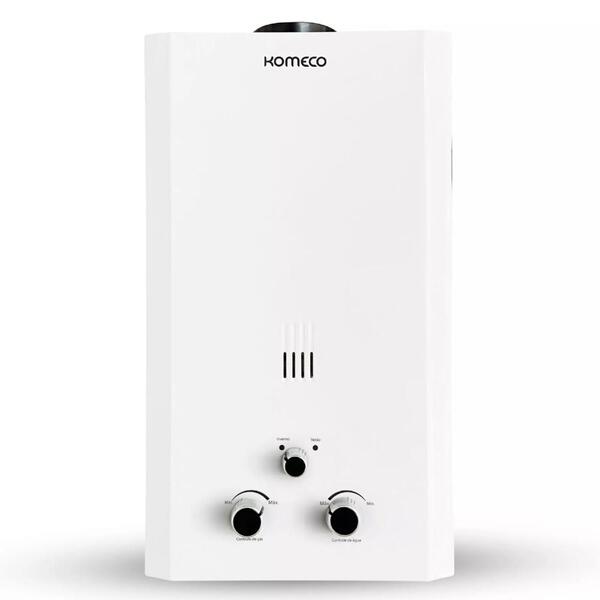 Aquecedor De Agua A Gás Komeco Branco Ko 15m Slim 1bngn4 - Glp