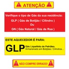 Aquecedor De Água A Gás Komeco Ko 21 Di Prime 21 Litros Glp C