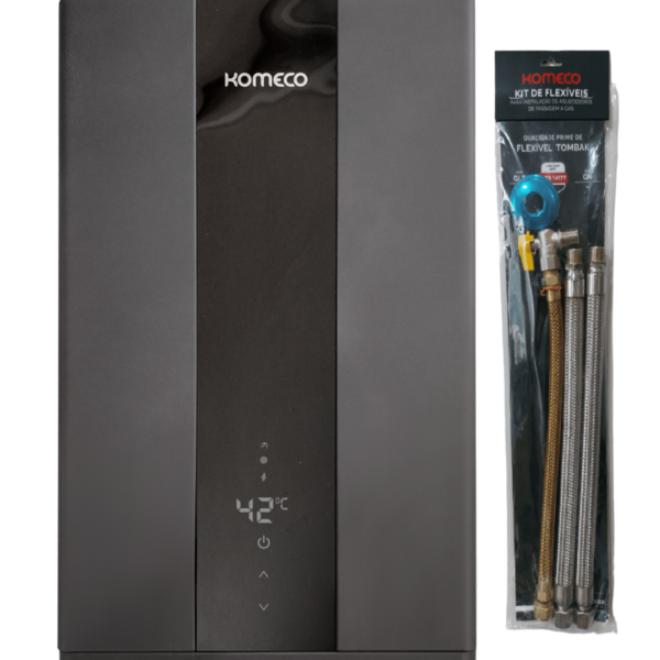 Aquecedor De Água A Gás Komeco Ko 36 Bk Home (preto) 36 Litr