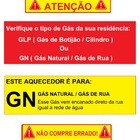 Aquecedor De Água A Gás Komeco Ko 36 Bk Home  (preto) 36 Litr