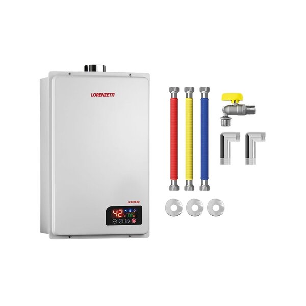 Aquecedor De Água A Gás Lz 3700de Digital Lorenzetti + Ki...