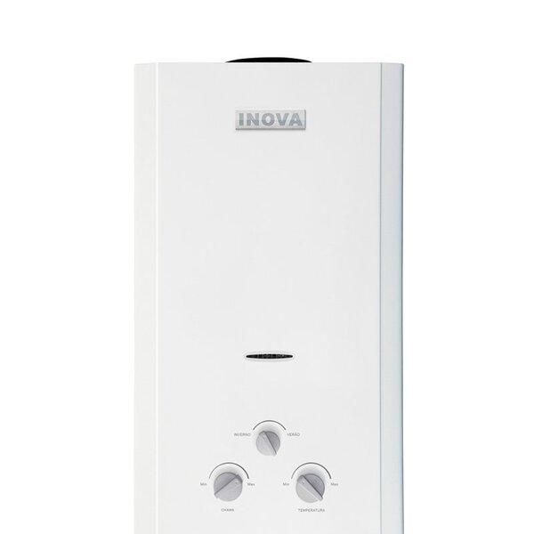 Aquecedor De Agua A Gás Mecanico In-1000 Inova Glp Branco Pil