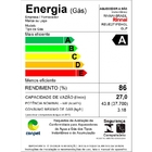 Aquecedor De Água A Gás Rinnai Reu E27 Feh 27 Litros Prata Ki