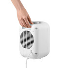 Aquecedor de Ar Elétrico 3 em 1 Portátil 1500W Branco 127v Mu