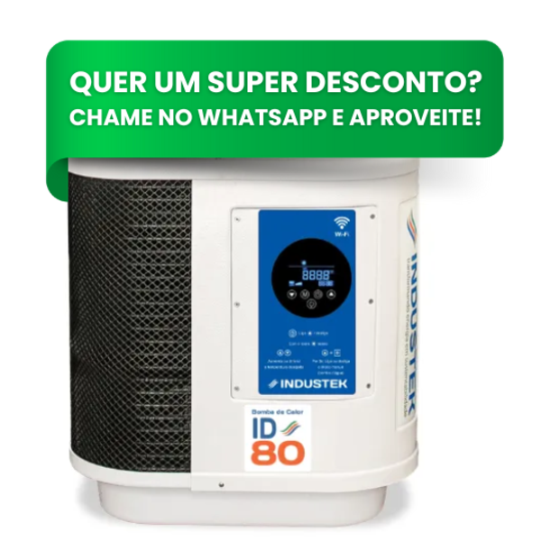 Aquecedor De Piscina Bomba De Calor Id80 Wi-fi Trif 220v Marc