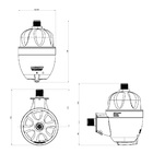 Aquecedor Elétrico 127V (110V) Maxi Ultra Branco 4600W Lorenzetti