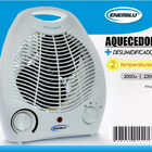 Aquecedor Elétrico Enerblu 2 Temperaturas