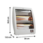 Aquecedor Eltrico Quartzo Equation Quad 4 800W 220V com 2 Nveis de Aquecimento
