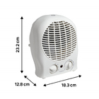 Aquecedor Eltrico Termoventilador Equation Flag 4 1500W 127V 110V com 2 Nveis de Aquecimento