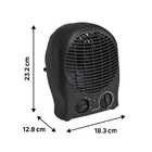 Aquecedor Eltrico Termoventilador Equation Flag 4 1500W 127V 110V com 2 Nveis de Aquecimento