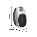 Aquecedor Eltrico Termoventilador Equation Plugy 2 500W 127V 110V com Regulagem de Temperatura