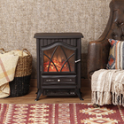 Aquecedor Lareira 1500W Preto 127V Retrô Cadence