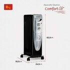 Aquecedor Mondial A Óleo A-06 1500w