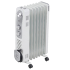 Aquecedor Óleo 1500W 127V (110V) Branco e Preto Equation