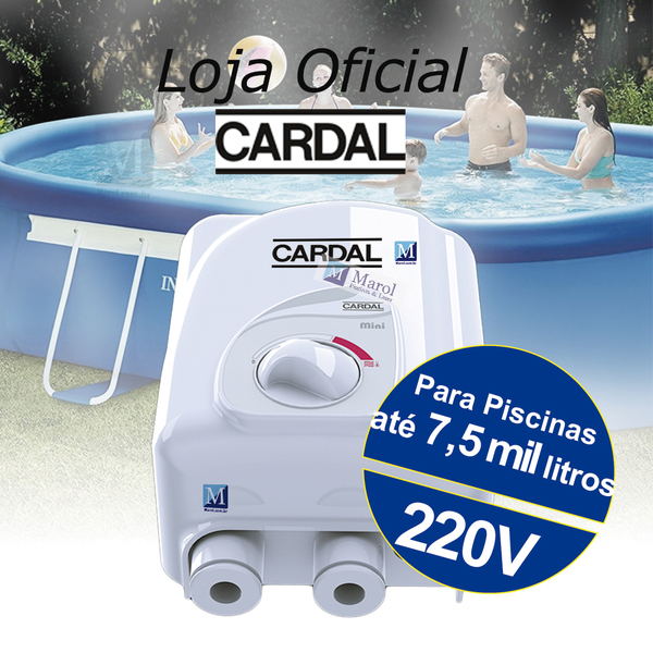 Aquecedor Para Piscinas 7500 Litros 220v Cardal Leroy Merlin