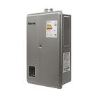 Aquecedor Rinnai 27 Litros E27 Feh Glp Prata (digital) + Kit